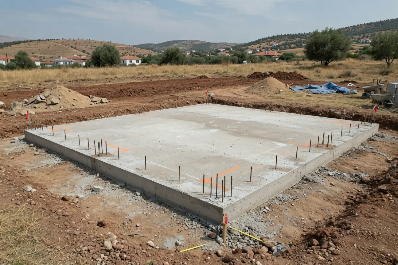 Denizli’de prefabrik yapı zemin hazırlığı ve ruhsat aşaması